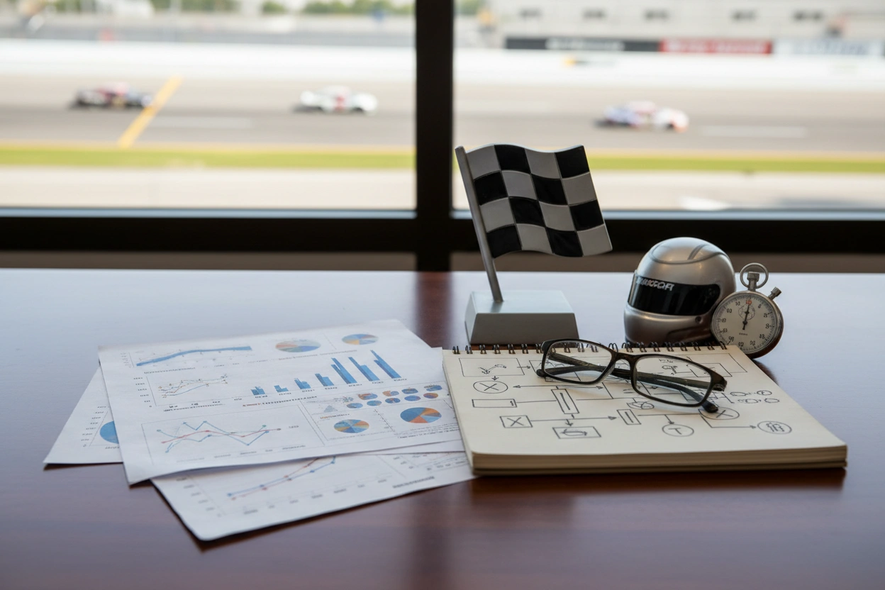 Professional image illustrating Analyzing Nascar Race Results