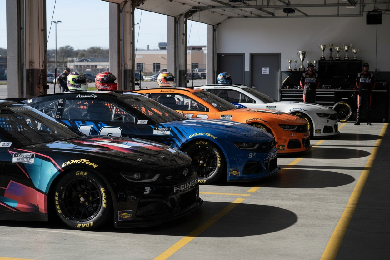 Professional image illustrating Top NASCAR Driver Profiles for 2026