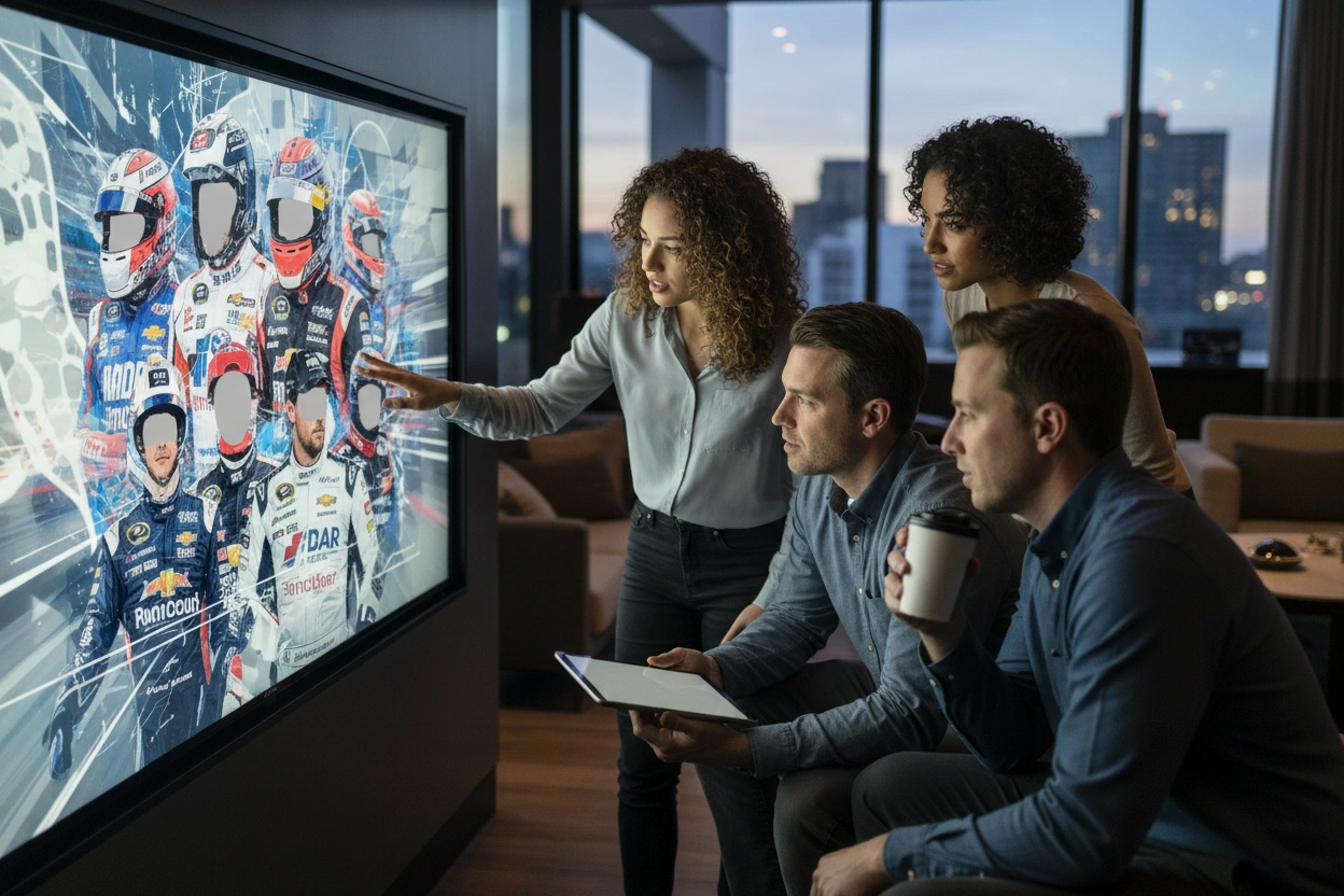 Professional image illustrating Engaging with NASCAR Driver Profiles