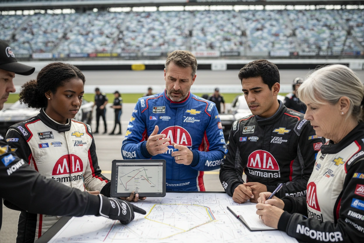 Professional image illustrating Understanding NASCAR Driver Profiles