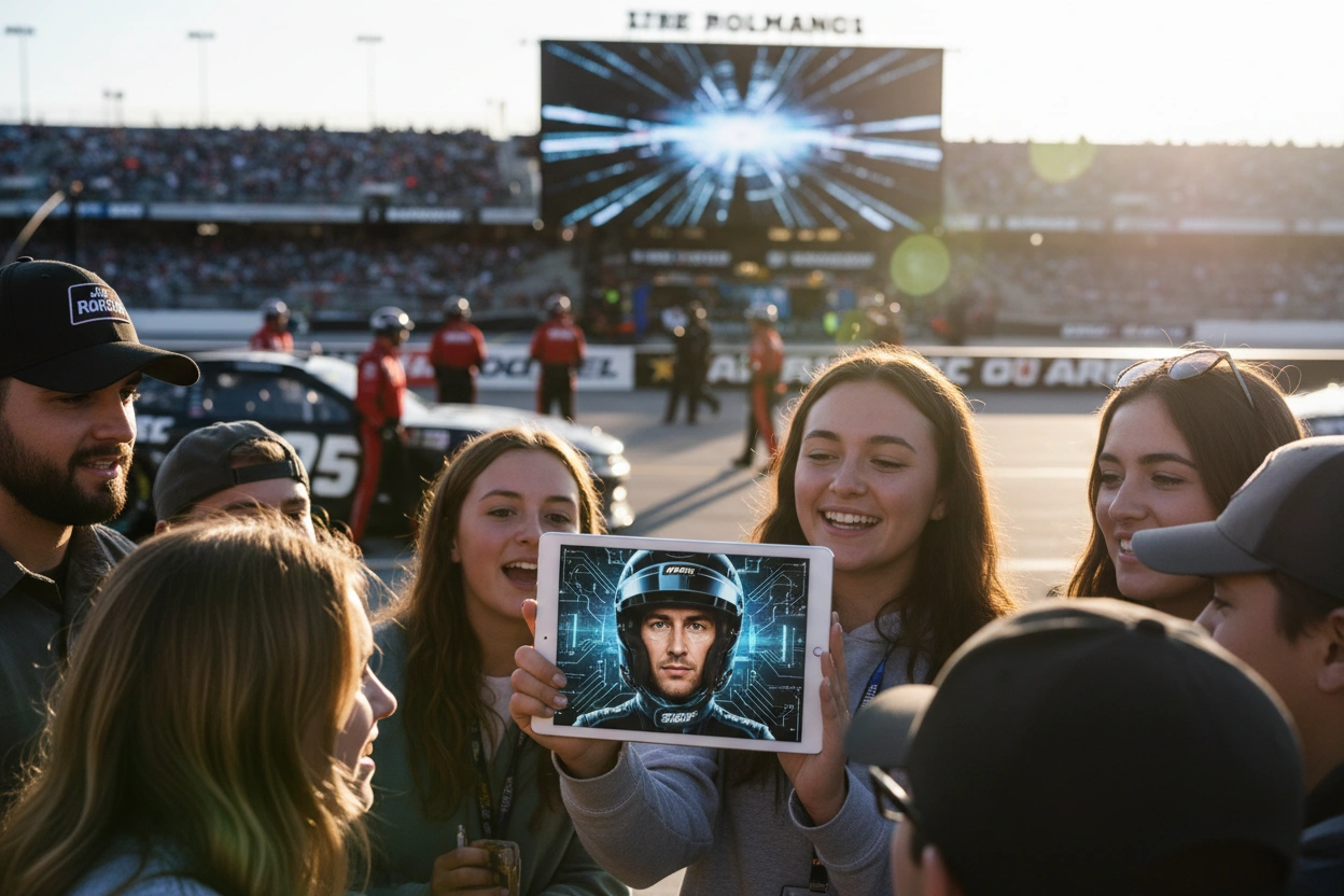 Professional image illustrating Enhancing Fan Interaction Through Technology