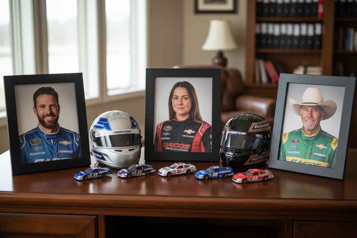 Professional image illustrating Profiles of Notable NASCAR Drivers